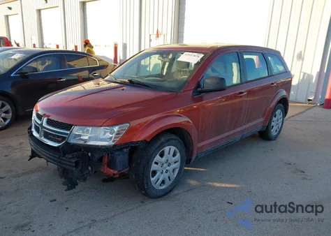 2014 Dodge Journey American Value Pkg z USA, uszkodzony, nr VIN 3C4PDCAB8ET227483